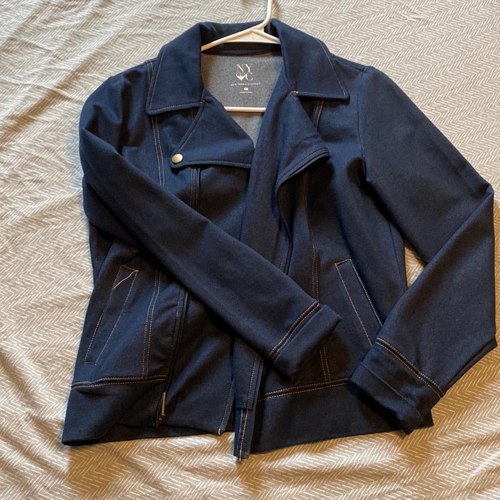 Soft denim-like jacket